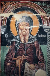 Byzantinsk fresco fra det 15. århundrede